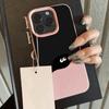 Hudfølende telefondeksel for iPhone 11 13 16 Pro Max iPhone XR XS Max 14 15 Pro Max 12 13 Pro Max 16 Plus 13 Pro 14 Pro Cartoon Painted Macaron Colors
