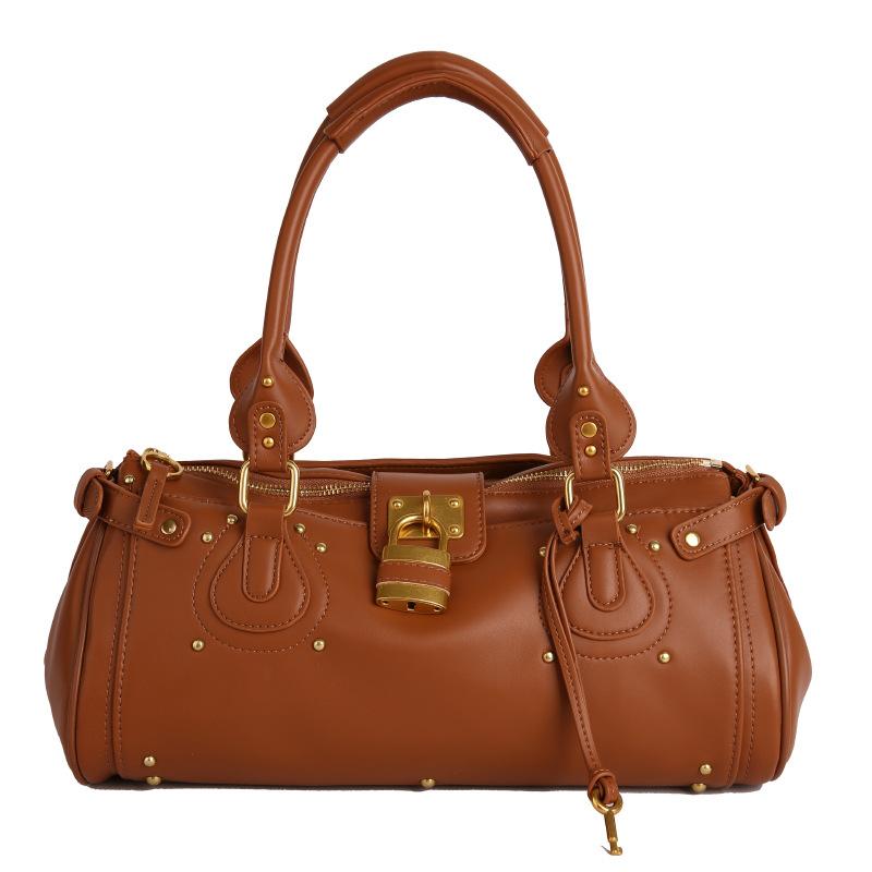 Nuova Borsa a Spalla, Borsa Retro da Motociclista, Design Elegante, Borsa da Mano, Borsa da Ascella per Pendolarismo e Shopping
