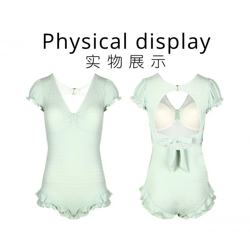 One-piece Swimsuit Women's Seaside Vacation Hot High-end Belly-covering Slimming Sexy Fashionable Swimming Suit