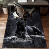 1PC Custom Name Night Panther Moonlight Theme Floor Mat Ideal for Living Room, Game Rooms, Office, Bedroom Floor Mat Design