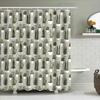 Cactus Shower Curtain Desert Botanical Plants Pattern Bathroom Decor Waterproof Liner Vintage Farmhouse Style Home Textile