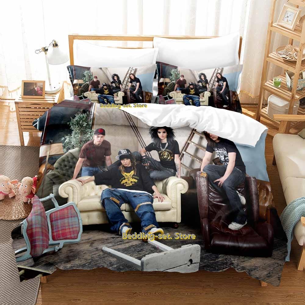 Comforter Tokio Hotel Bedding Set Single Twin Full Queen King Size Bed Set Adult Kid Bedroom Duvet Sets 3D Print Anime Bed