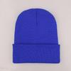 Unisex Fluorescent Acrylic Beanie – European and American Candy Color Knit Hat for Autumn and Winter