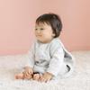 Baby Castle for ages Made in Japan Sleeper, Smiley, Gray, 0-2,