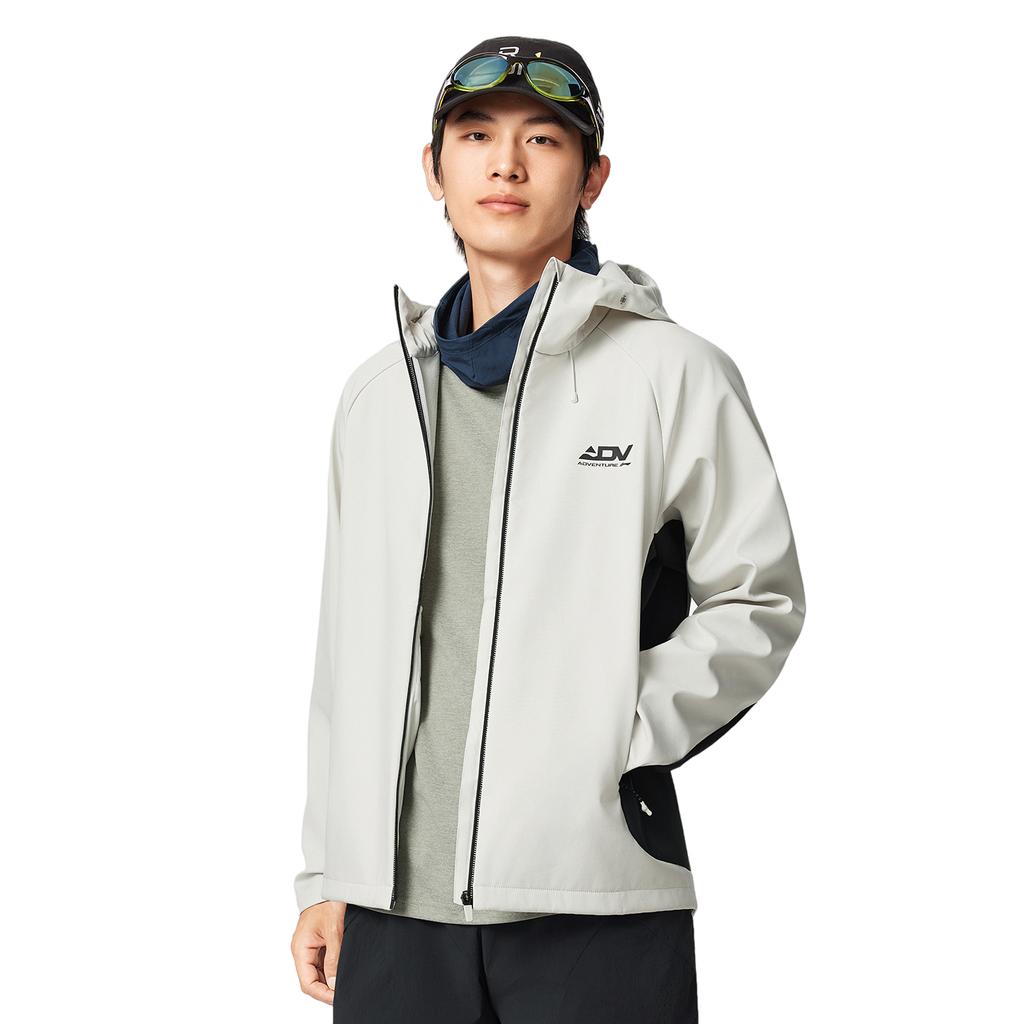 Li Ning Running Series Windproof Water-Resistant Hooded Softshell Jacket Men Jackets AFDVG71-2