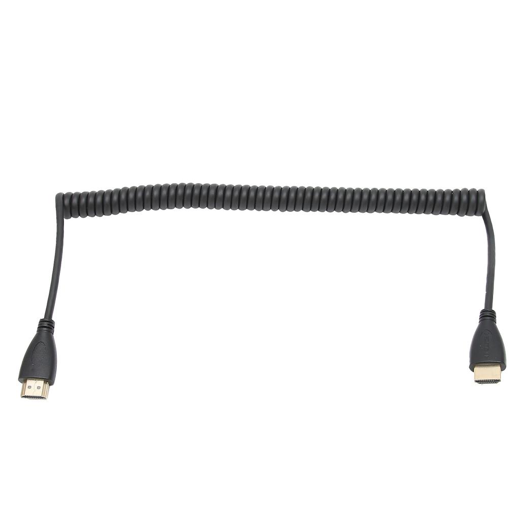 High Definition Multimedia Interface Extension Cable A Male to A Male Spring Wire 1meter