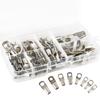 60pcs Battery Bare Copper Ring Lug Terminals Connector Wire Gauge SC6-25 Kit US