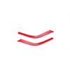 For Jeep Cherokee 2014-2018 Fiery Red Console AC L&R Air Outlet Vent Trim 2PCS