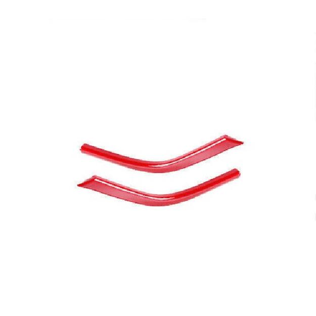 For Jeep Cherokee 2014-2018 Fiery Red Console AC L&R Air Outlet Vent Trim 2PCS