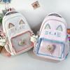 Preppy Style School Backpack Kitten Students School Bag Shoulder Bag Cartoon Cat Backpack  Outdoor