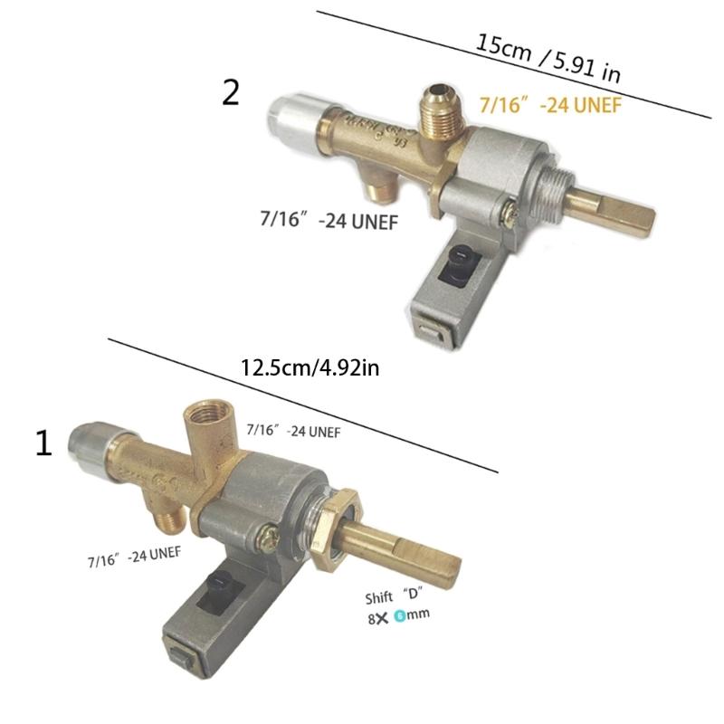 Gas Safety Control Adapter with Push Ignition for Garden Sun  Powered Patio Heater Repair Replacement Part