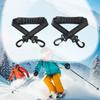 Hanging Handle Buckle Ski Boot Carrier Durable Nylon Roller Skate Shoes Strap for Inline Skates and Snowboard Gear Bag