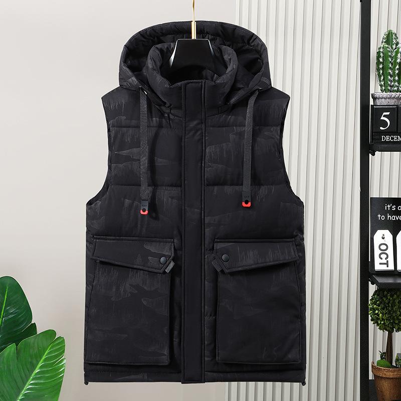 Cotton Vest, Autumn and Winter Plus Thick Camisole Vest, Men's Jacket