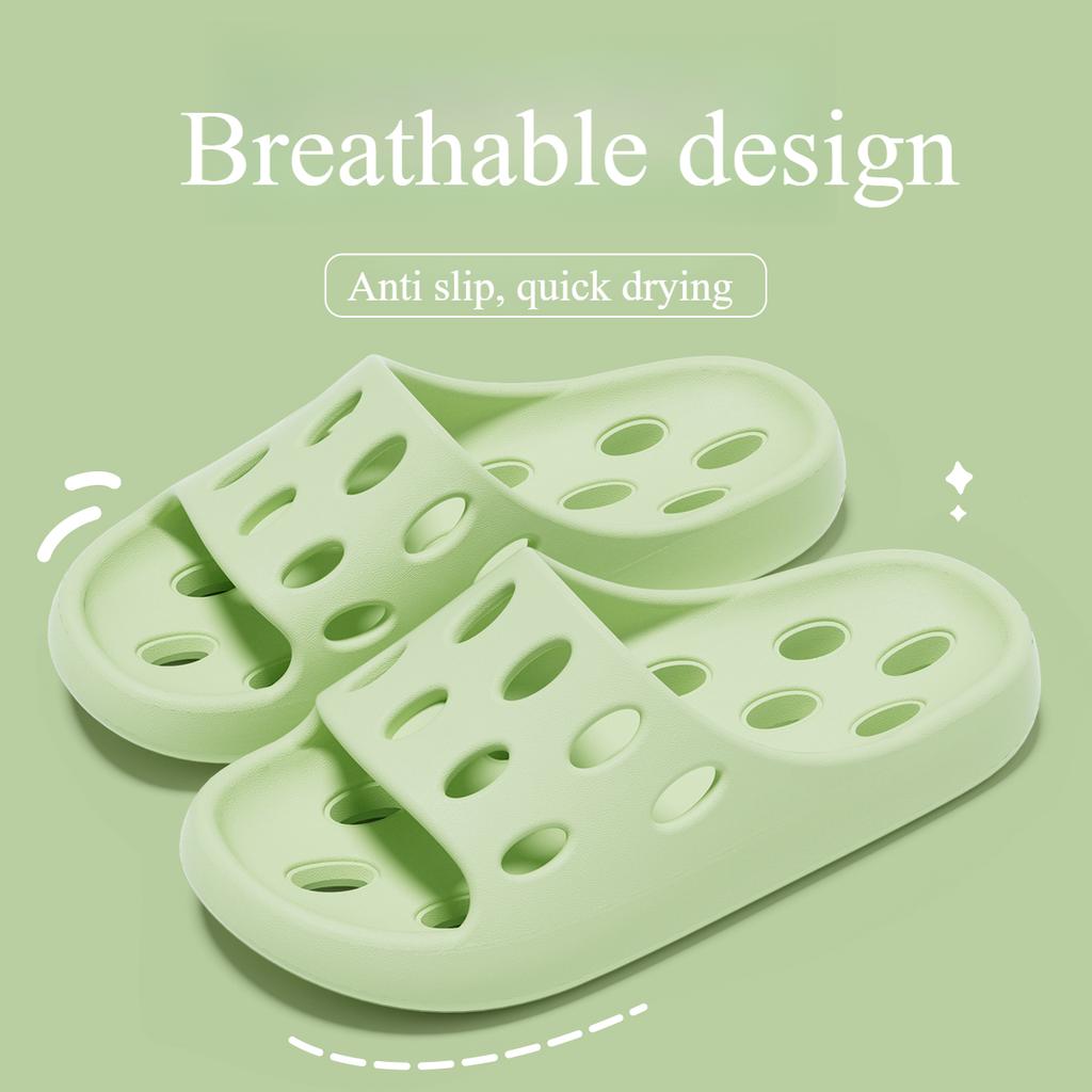 Bathroom slippers for men in summer, indoor home shower for couples, water leakage, quick drying, anti slip, cool slippers for summer