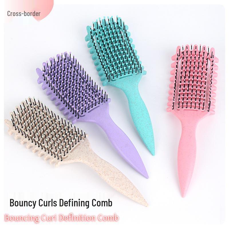 

Curved Wide-Tooth Comb for Curl Defining and Styling