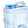 Camping Water Container Bucket Leakproof with Hole On Lid Empty Portable Bottle Jug for
