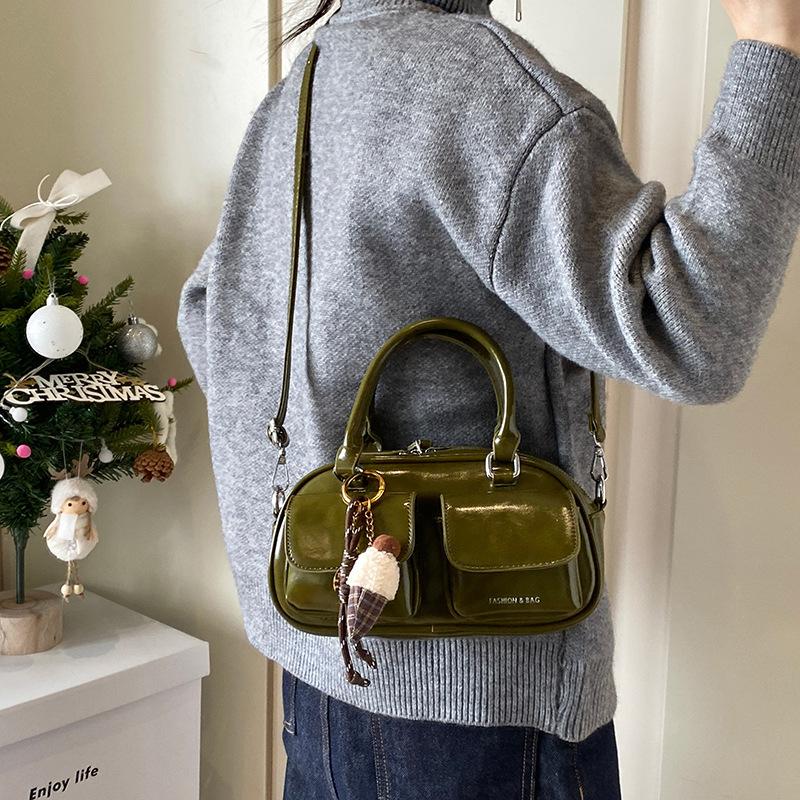 Premium Sense Retro Pillow Handbag Women's 2025 New Versatile Going Out Small Bag Commuter Messenger Small Square Bag