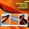 Bright Orange Reflective Dog Safety Vest Breathable Pet Fluorescent Clothes  Outdoor