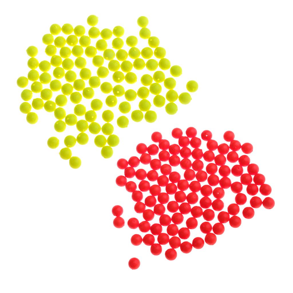 200x Float Bobbers Fishing Ball Indication Eva Foam Strike Sports