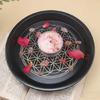 Jewelry Crystal Storage Tray Organizers Ritual Tray Candle Holder Candlestick Plate Decorative Teas Light Stand