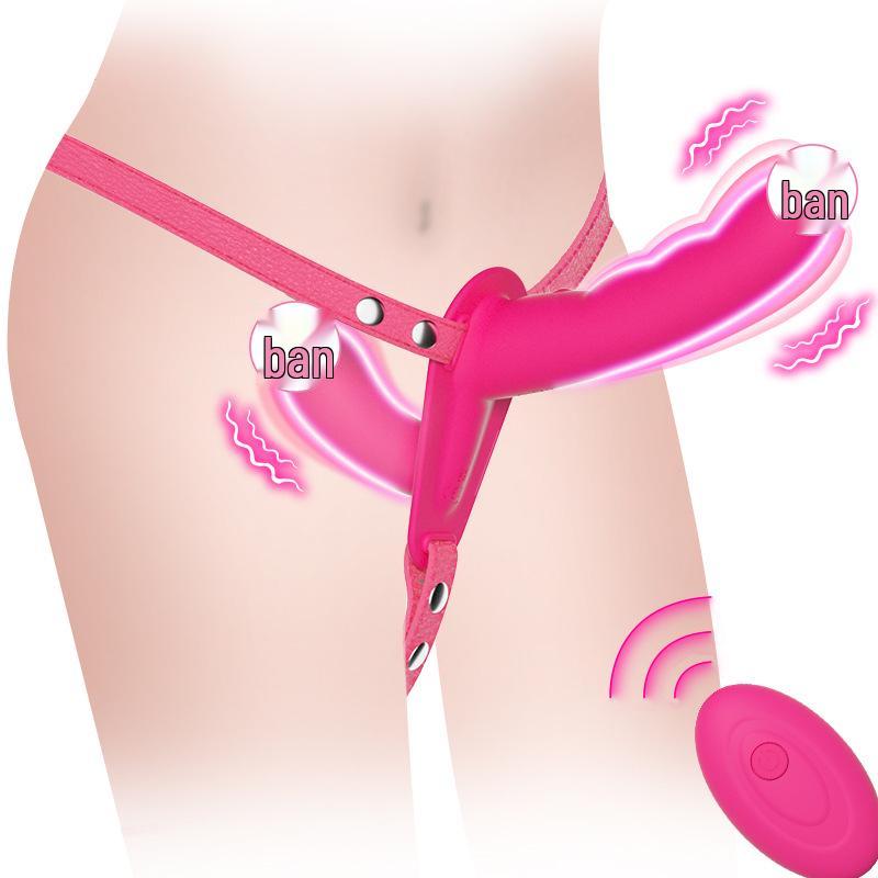 Fernbedienbarer vibrierender tragbarer Lingerie-Dildo für Paare