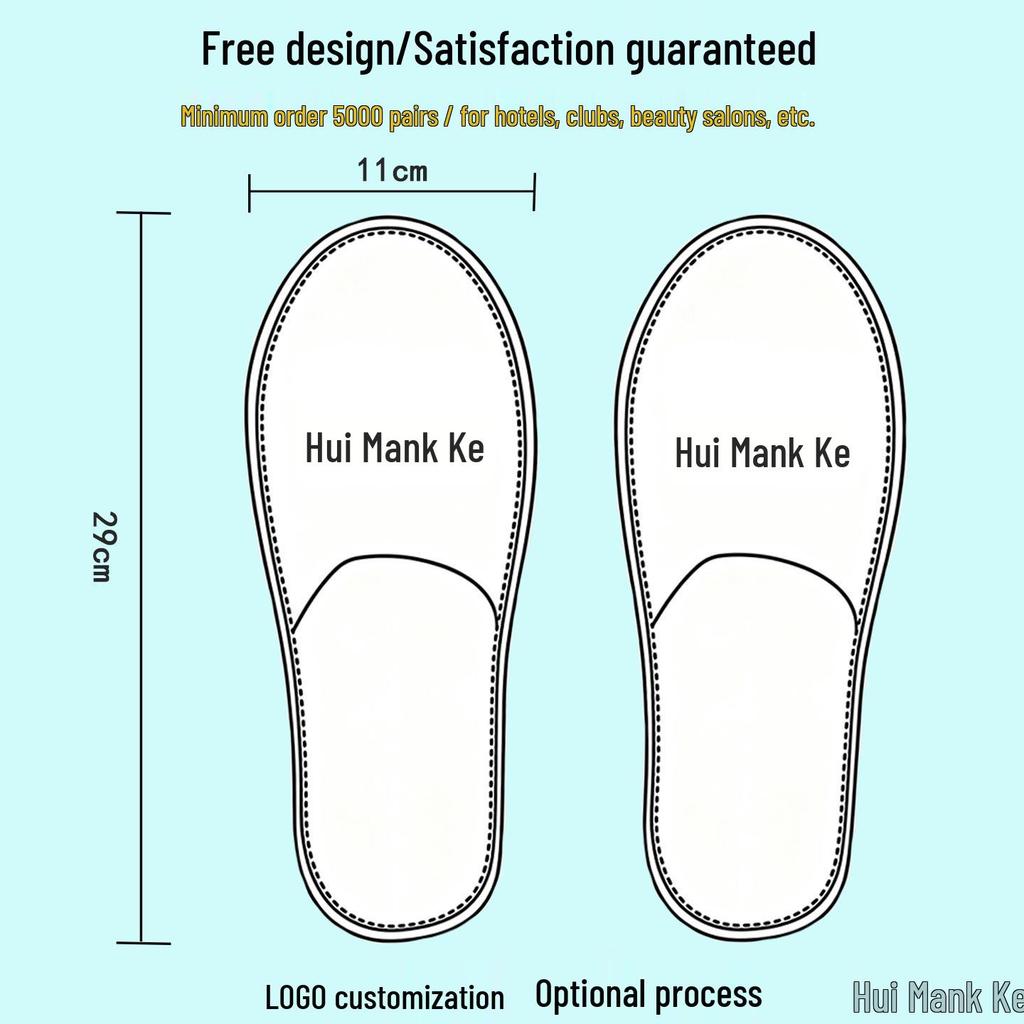 Eco-friendly Non-slip Disposable Slippers for Hotels and Homestays