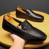 Spring Autumn Men Dress Shoes White Loafers Leather Casual Shoes Slip On Moccasin Shoes   Casuales Designer Loafers Men