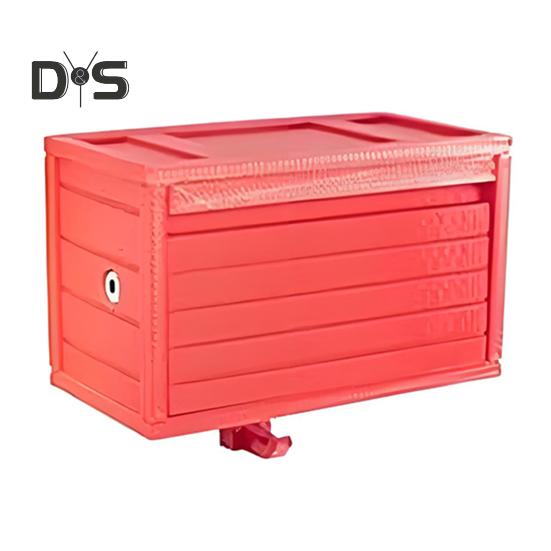 

Настенный держатель для ключей для гаража с открывающейся дверью, простая установка, 3D-держатель для ключей, стеллаж для хранения для прихожей красный