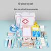 42-Piece Wooden Doctor Play Set for Kids - Medicine Box & Injection Simulation