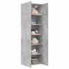 High Cabinet Concrete Grey 70 X 42.5 X 225 Cm Particleboard