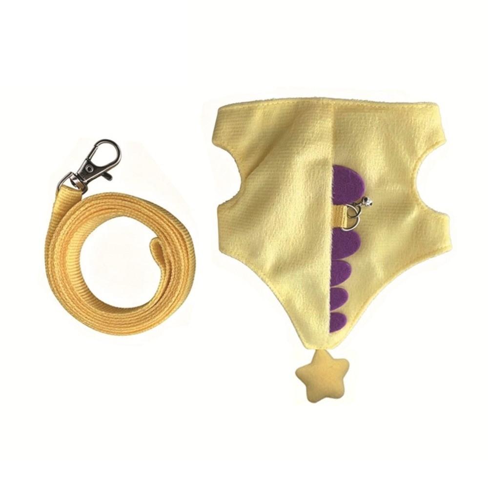 Adjustable Small Pet Harness Leash Cartoon Guinea Pig Safety Vest For Mice Guinea Pig Kittens