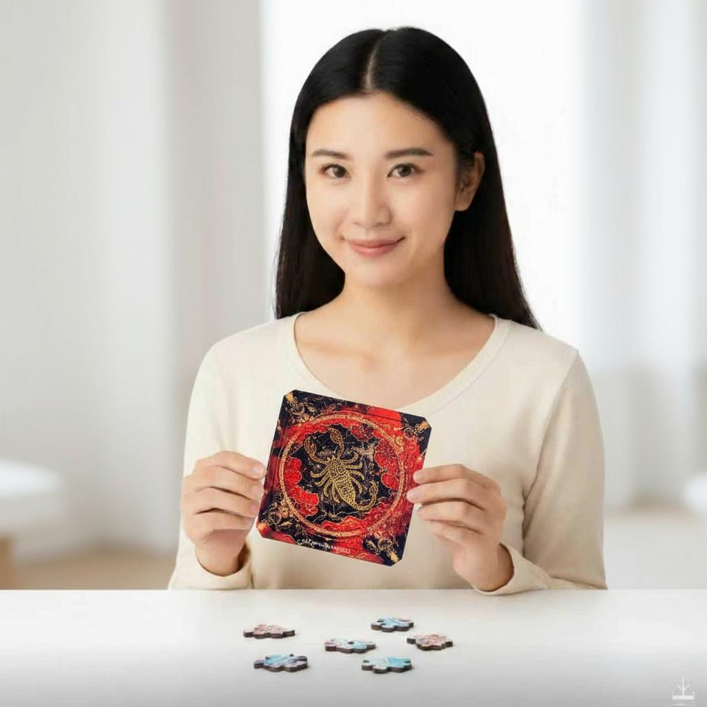Twelve Constellations: Challenging Wooden Jigsaw Puzzle for Friends - Artistic and Educational