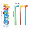 Parent-Boy Girl Golf Practice Fun Indoor Outdoor Sports Fitness Balls For Boy Girl Includes Balls Clubs Bases Flags