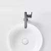 Brass Bathroom Basin Faucet Deck Installation Simple Single Handle Sink Hot And Cold Mixed Faucet Gray Bathroom Tap