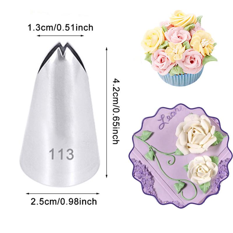 13 Styles Large Icing Piping Nozzles For Decorating Cake Baking Cookie Cupcake Piping Nozzle Stainless Steel Pastry Tips