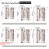 Curtain Set Print Pink Rose Arch Column Durable Polyester Without Rod Gifts Use Living Room Bedroom Home Curtains Of 2 Made Great Decor