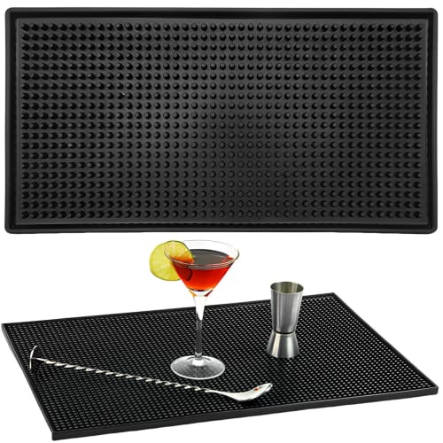 Fogman Bar Mat/Glass Mat, Stylish, Non-Slip, 30x15cm, for Home and Commercial Use