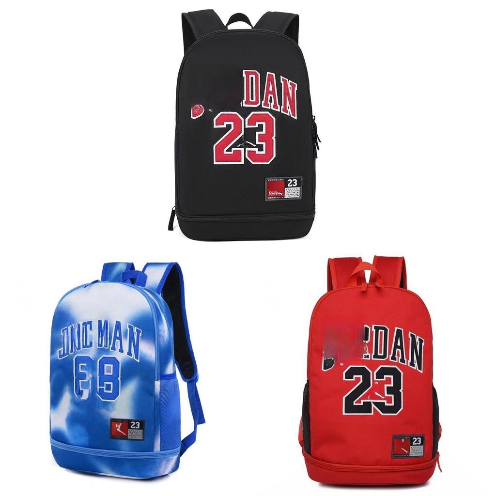 Basketball Sports Backpack Oxford Fabric With Breathable Design For Students And Travelers