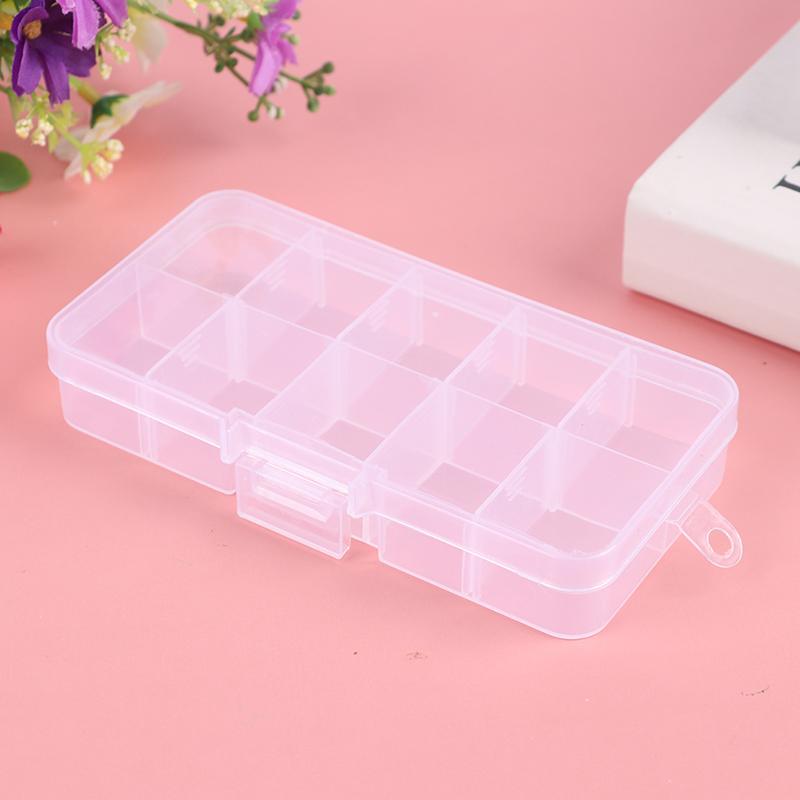 10 compartments Plastic Box Case Jewelry Bead Display Storage Container 130X67mm 10 compartments Plastic Box Case Jewelry Bead Display Storage Container 130X67mm