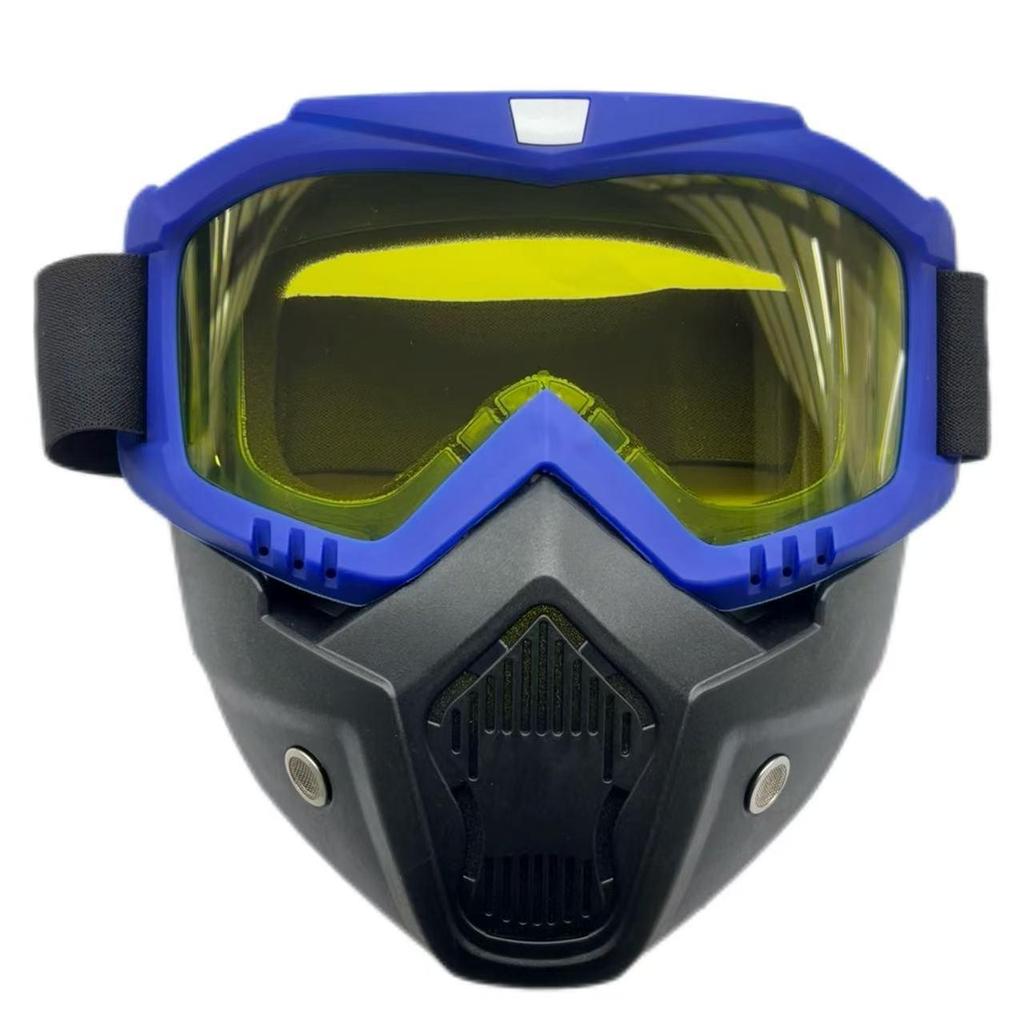 Retro Fashion Cycling Glasses: Windproof, Dustproof, Impact Resistant, Full Face Protection