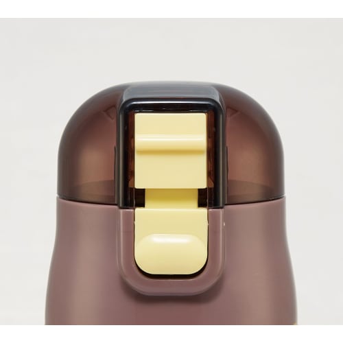 Skater Children's Water Bottle, 2-Way, Straw/Cup, 400ml Capacity, Curious George Design, Size 25, Boys and Girls, Stainless Steel, Lightweight, Insula