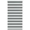 VidaXL Store Zèbre Gris Foncé Largeur Du Tissu 65,9 Cm Polyester, Store Enrouleur Zébré, Store Zébré Pour Fenêtre, Store 4014099