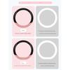 New Car Steering Wheel Cover, Autumn and Winter Style, Unisex, Plush, Warm, Non-Slip, Cartoon Cat Ears Car Handle Cover