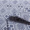 BILU Thicken Yarn Woven Polyester Cotton Linen Ethnic Jacquard Fabric for Home Textile