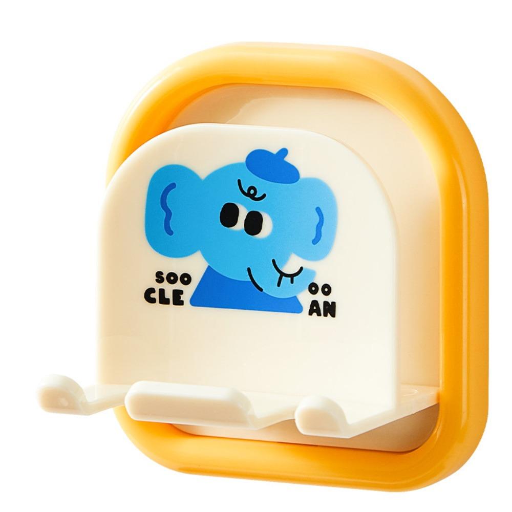 

Wall Mounted Toothbrush Storage Rack Perforation-free Toothbrush Cup Mouthwash Cup Home Decor