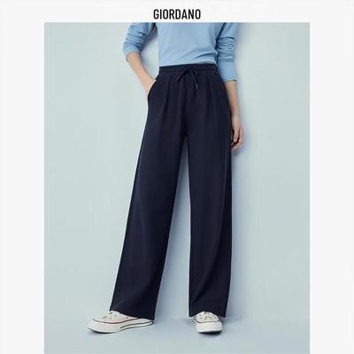 Women's Waffle Wide-Leg Drawstring Sweatpants