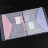 Student Exam Filing Organizer 11 Hole Expandable Binder Folders for 2/3/4 Ring Document Pouch, Plastic Envelopes Snap-on Pouch Pocket with Snap Button