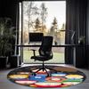 South Park Printed Round Rug Carpet Chair Rug Area Rug Entryway Doormats,for Office Chair Living Room Bedroom Kitchen Room.