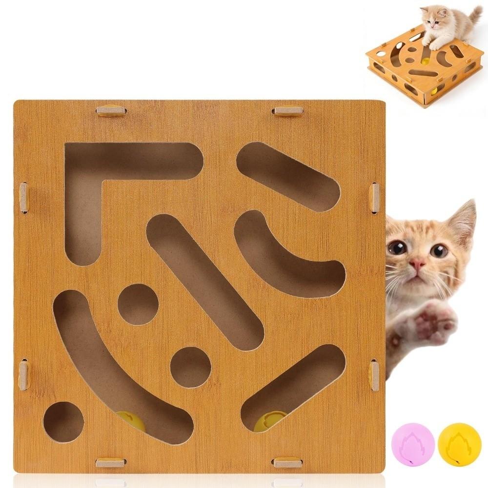 Powierzchnia papieru ściernego Pilnik do pazurów kota Pudełko wzbogacające Dzwonek bezstresowy Piłka Interaktywny labirynt Drapiak Trwały Pielęgnacja pazurów Scratch Puzzle