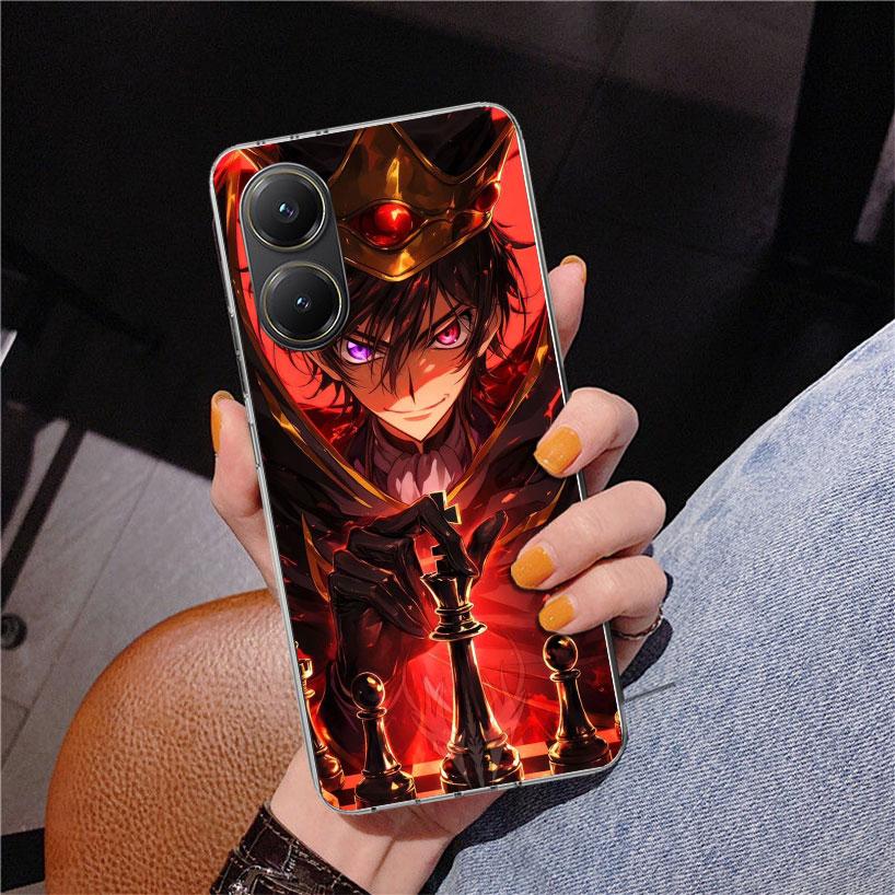 Code Geass Anime Phone Case For Xiaomi Poco X7 X6 X5 Pro F7 Ultra Redmi 15C 15 13C 13 12C 12 10 10A 10C 9 9A 9C 9T Cover Poco X7
